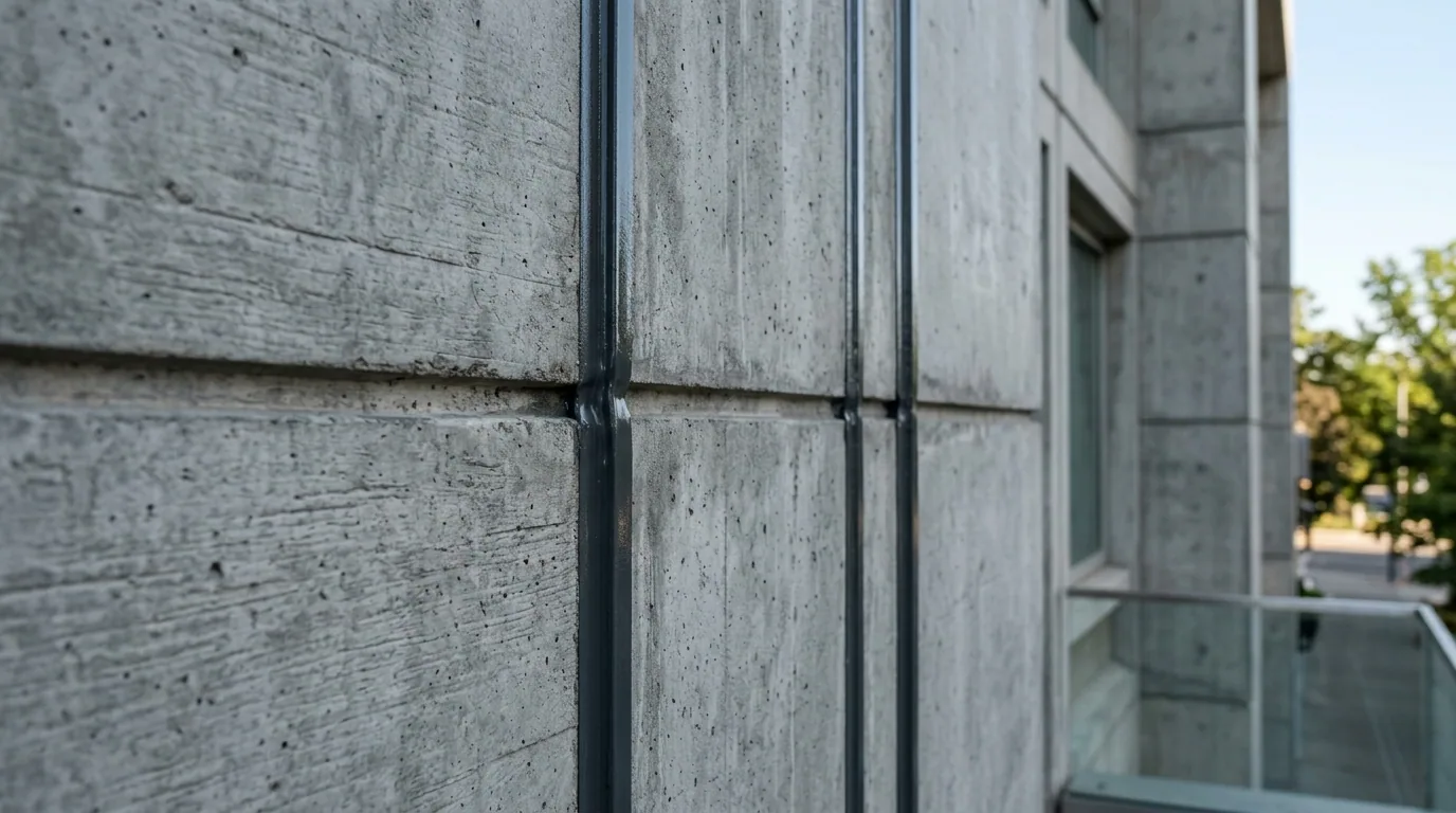 The finished result of professional commercial caulking: the completed work looking clean, correct — Rockford, IL