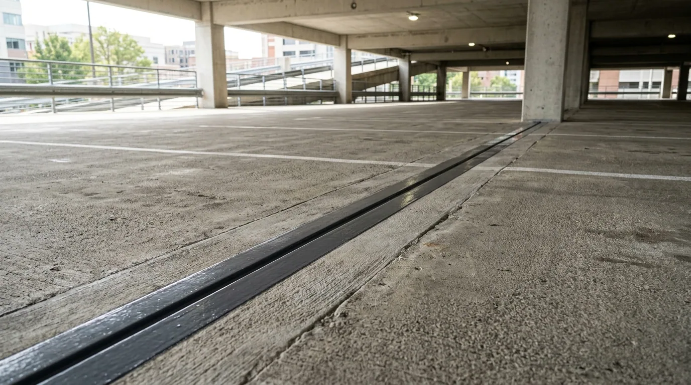The finished result of professional commercial caulking: the completed work looking clean, correct — Rockford, IL